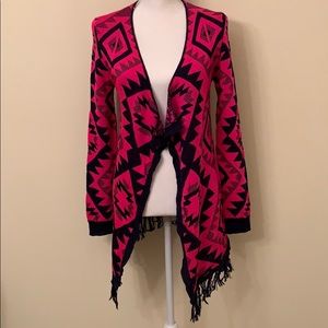 Fringe Knit Cardigan